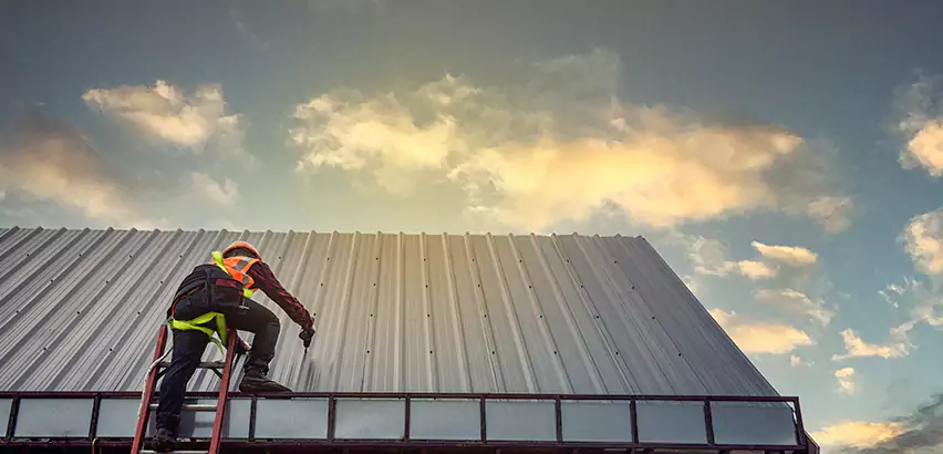 Commercial Built-Up Roof Installation in Wheeling
