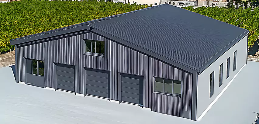 Corrugated Garage Roof Repair in Wheeling