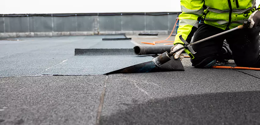 Residential Flat Roof Repair in Wheeling