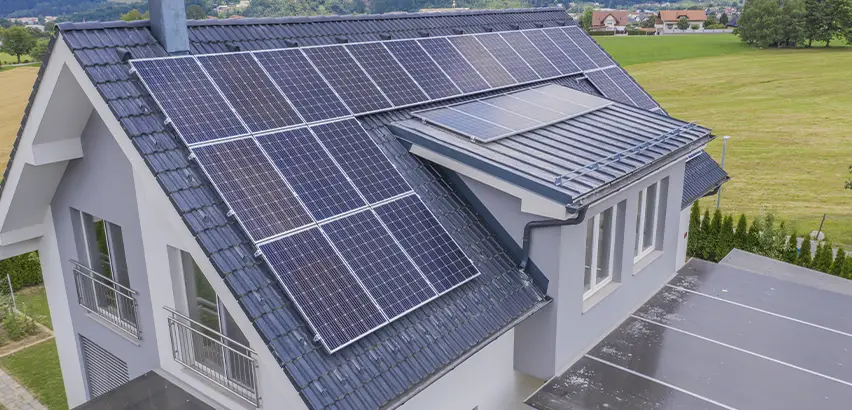 Residential Solar Roof Installation in Wheeling