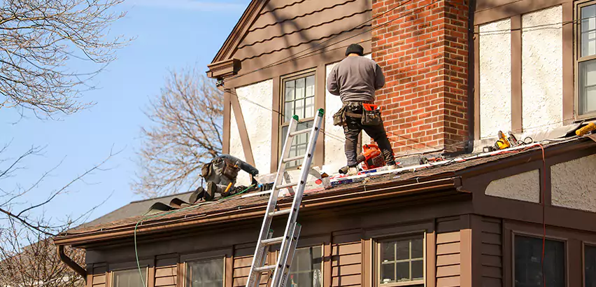 Roof Siding Trim Repair in Wheeling